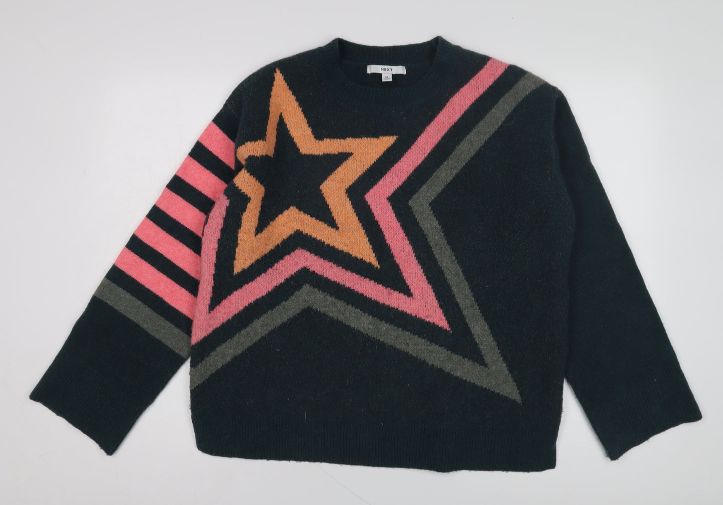 Next Women's Black Star Jumper Size 14