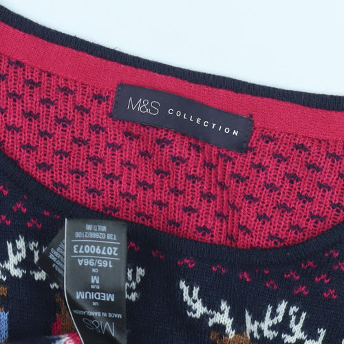 Marks and Spencer Women's M Christmas Fair Isle Jumper