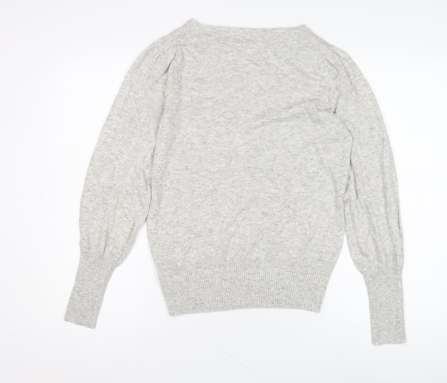 Marks and Spencer Grey Women's Boat Neck Jumper UK Size 10