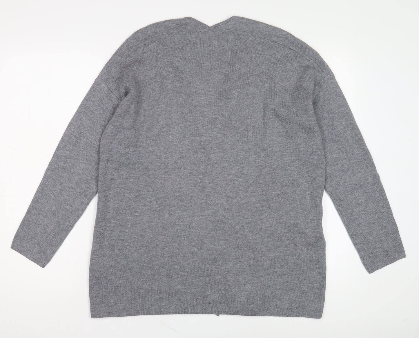Marks and Spencer Women's Grey Open Front Cardigan Size 12