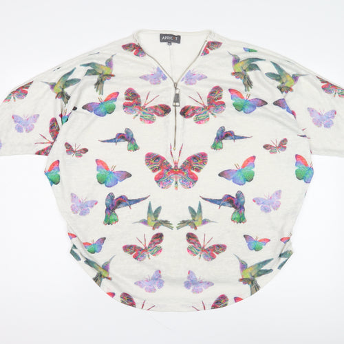 Apricot Women's Multicoloured M Butterfly Top