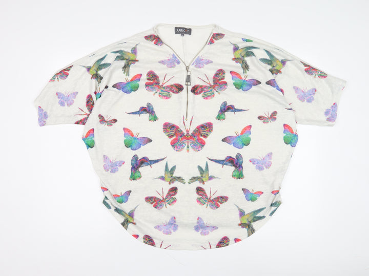 Apricot Women's Multicoloured M Butterfly Top