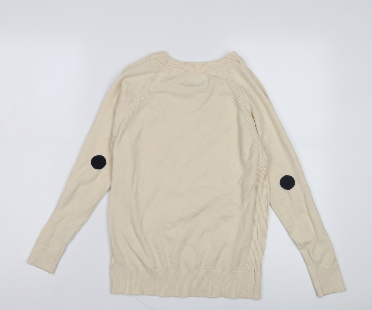 Next Women's Beige Polka Dot Pullover Jumper Size 8