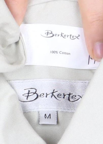 Berkeley Men's Beige Dress Shirt M Button-Down