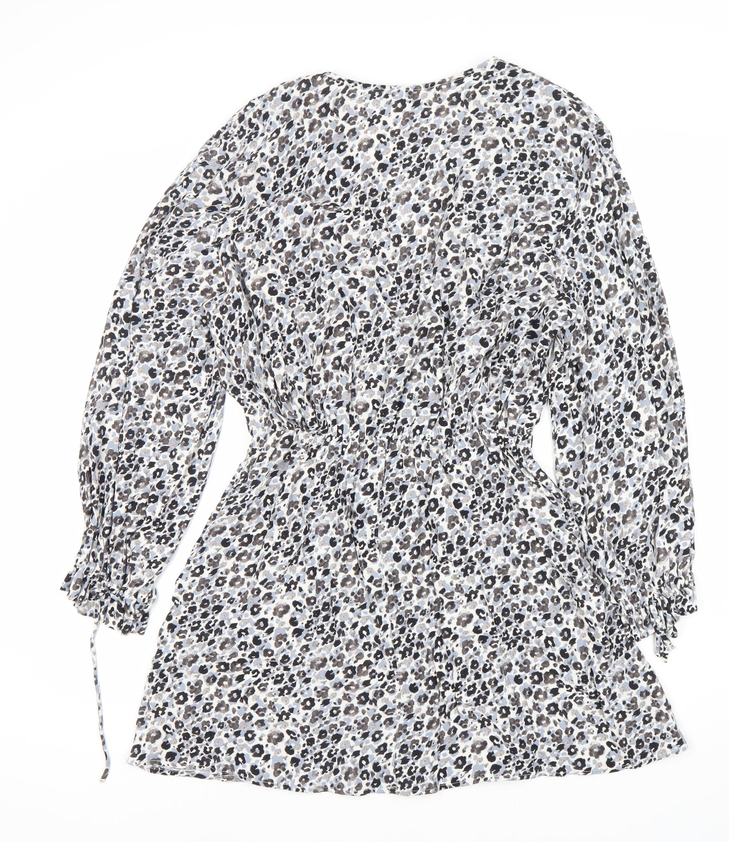 Zara Women's Multicoloured Animal Print A-Line Dress