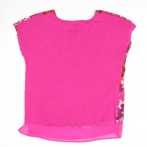 Julipa Women's Multicoloured Floral Top, Size 14