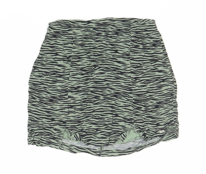 Pull Women's Green Animal Print Pencil Skirt Size 8
