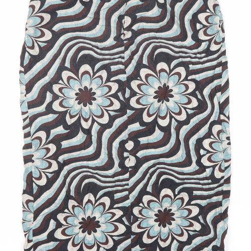 Pull&Bear Women's Multicoloured Geometric Skirt