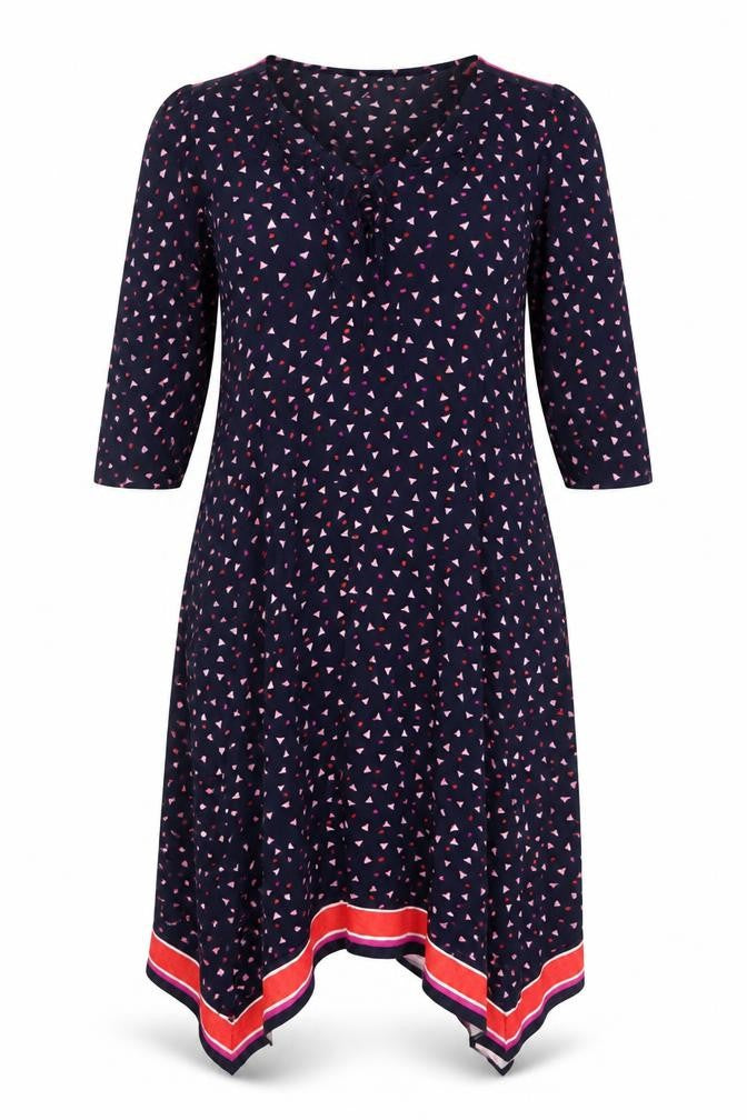 Front view of Noosnow Women's Multicoloured, size 16, Dress