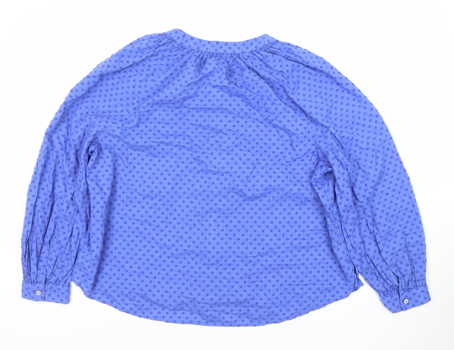 Marks and Spencer Women's Blue Blouse Size 16