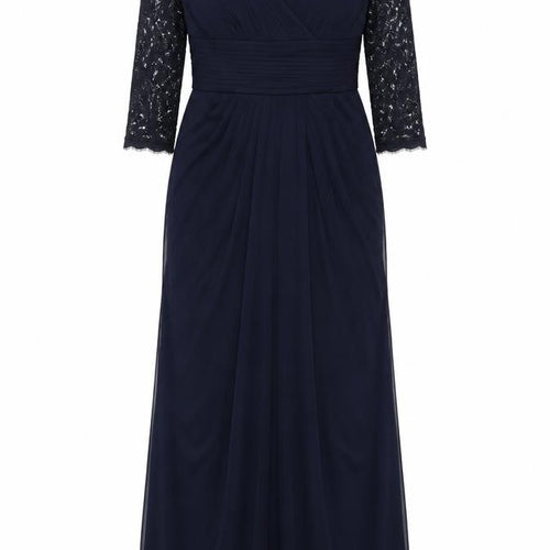 Adrianna Papell Women's Long Blue Dress, UK Size 10