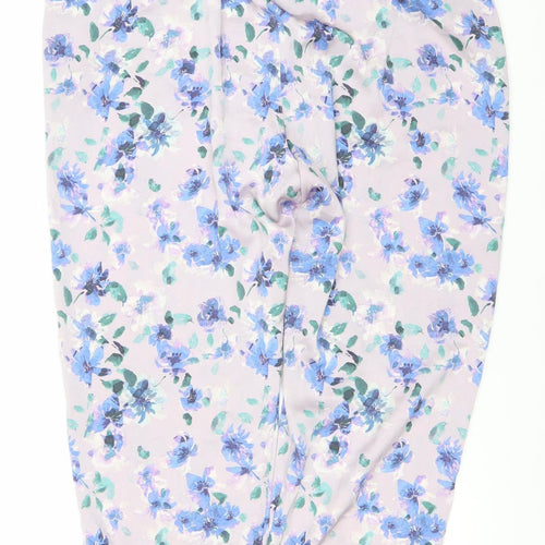 Uniqlo Women's Floral Harem Trousers, Size 12, Multicolour