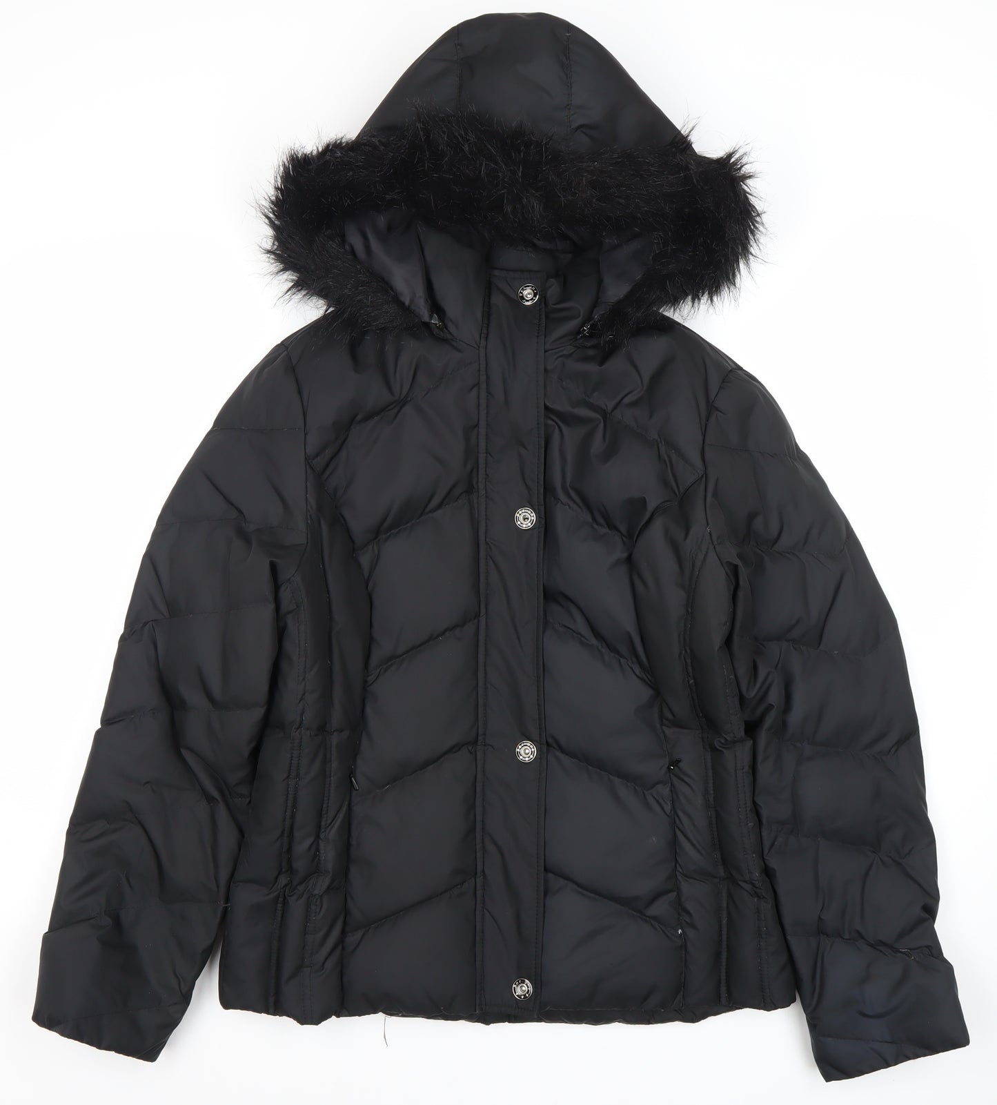 Marks and Spencer Women's Black Puffer Jacket S
