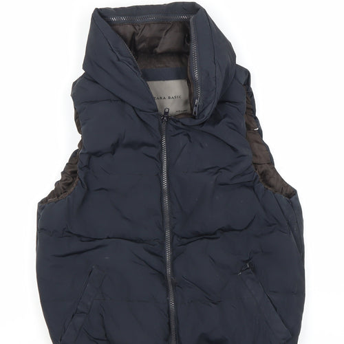 Zara Basic Women's Black Puffer Jacket Size 8