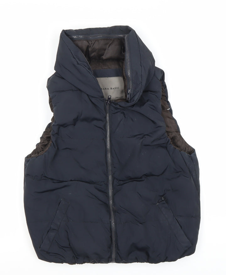 Zara Basic Women's Black Puffer Jacket Size 8