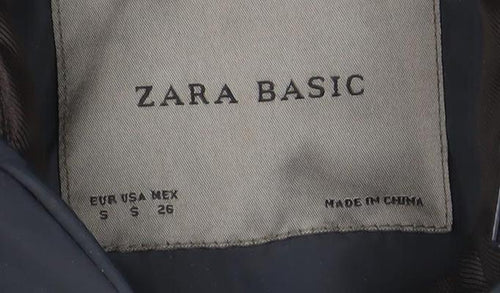 Zara Basic Women's Black Puffer Jacket Size 8