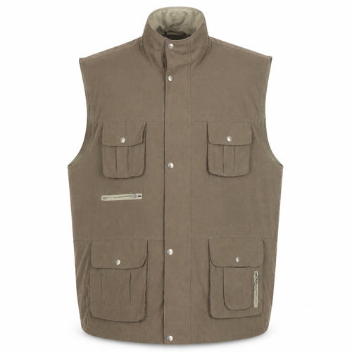 Kinsston Menswear Brown 2XL Waistcoat with Pockets
