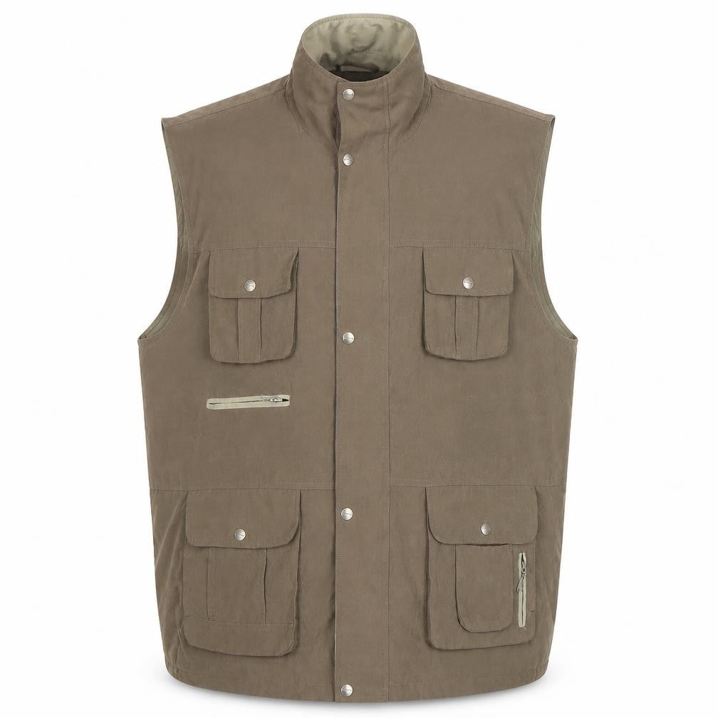 Kinsston Menswear Brown 2XL Waistcoat with Pockets