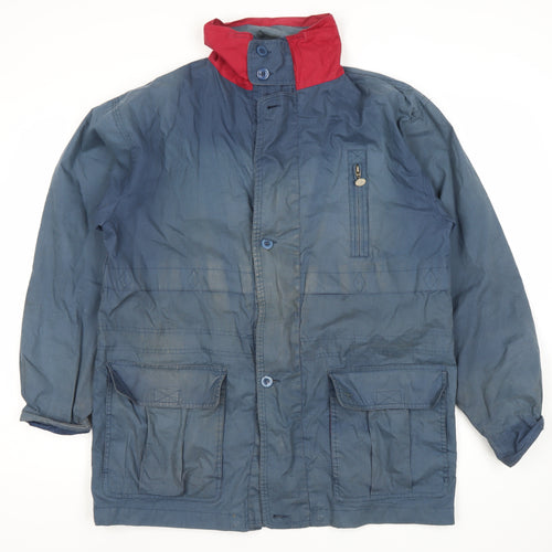 Lord Anthony Men's Blue Jacket Size S Stand-Up Collar