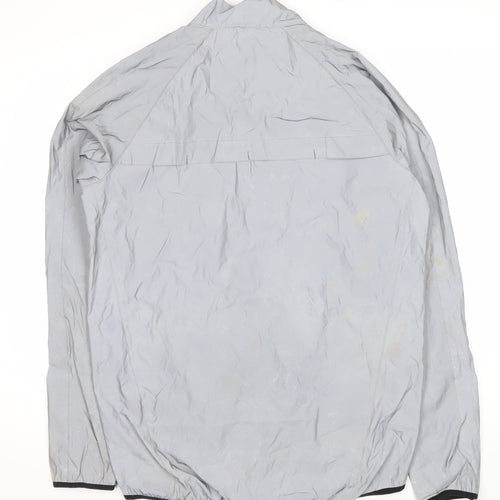 Zakti Men's Grey Windbreaker Jacket 3XS
