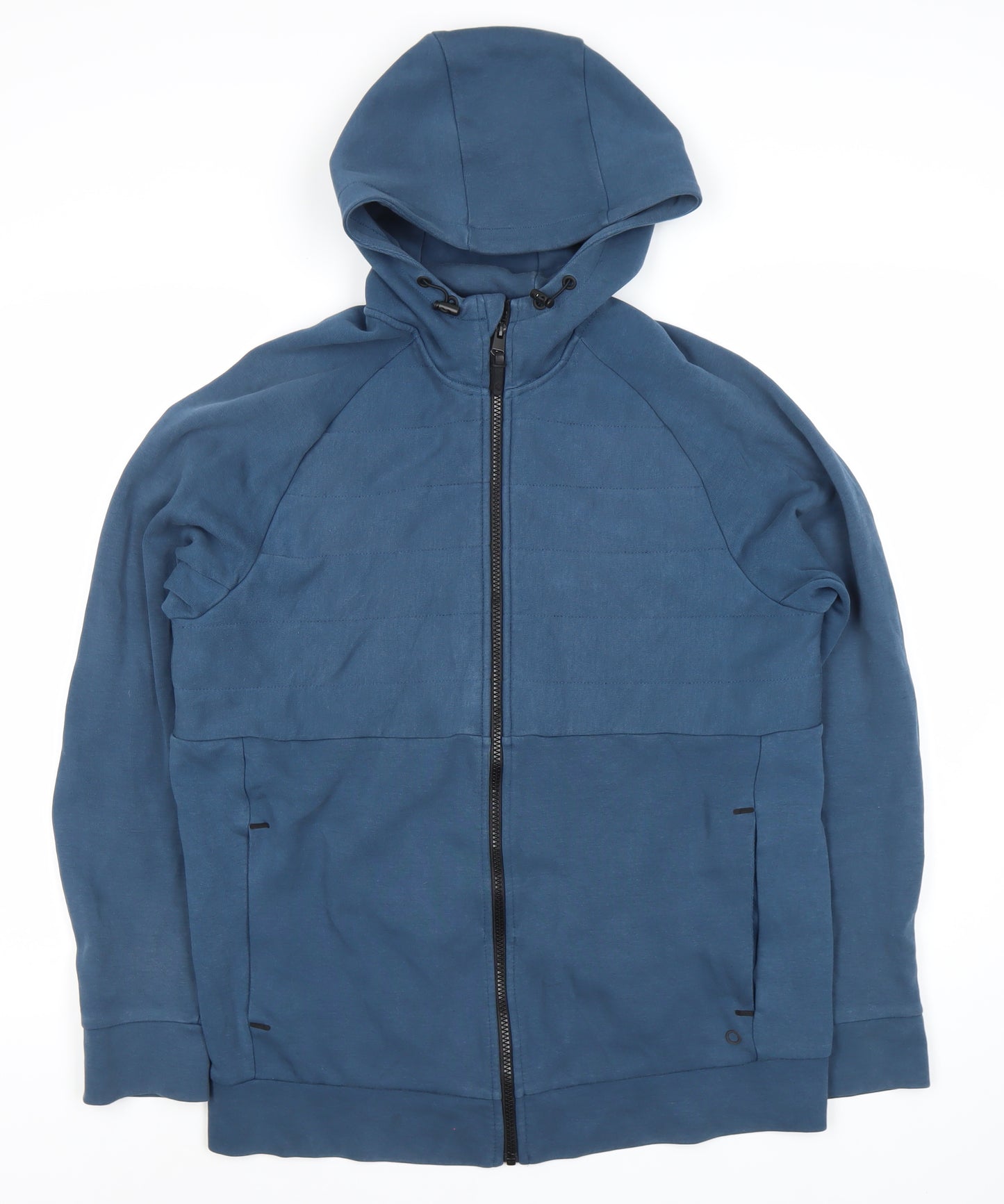Marks and Spencer Men's Blue Full Zip Hoodie M