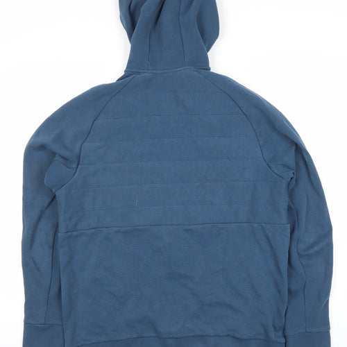 Marks and Spencer Men's Blue Full Zip Hoodie M