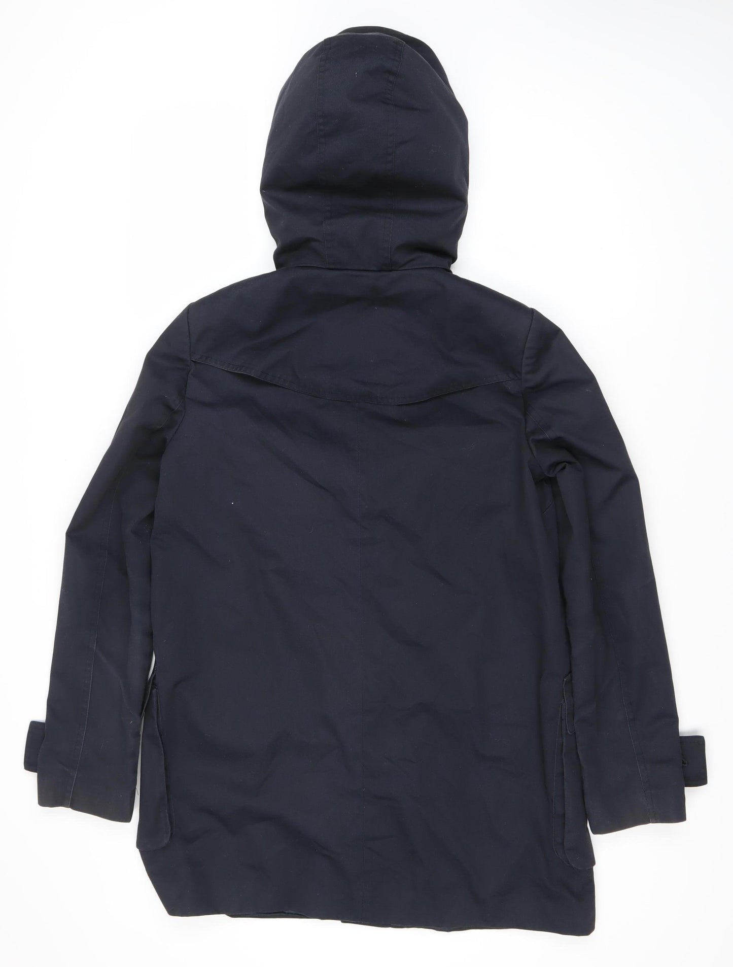 ASOS Women's Blue Duffle Coat, Size 10, Hooded
