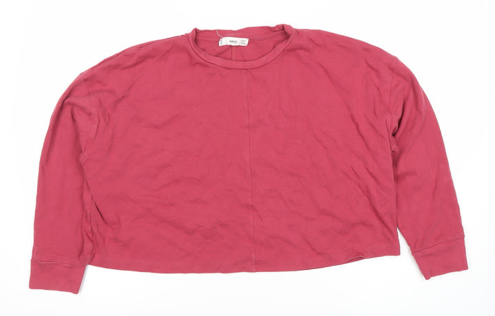 MNG Women’s Red Pullover Sweatshirt Size 10