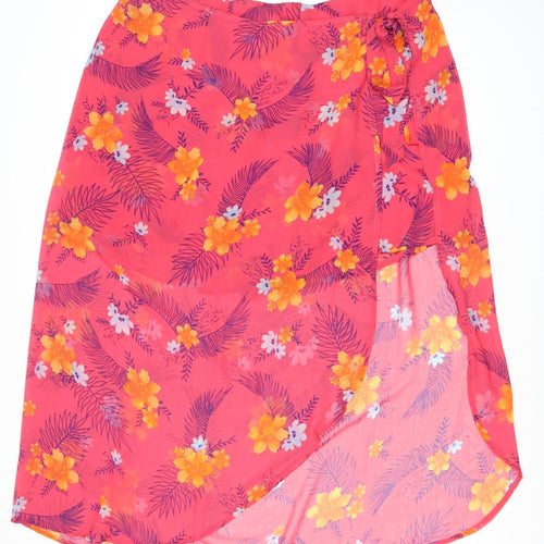 Capsule Women's Pink Floral Plus Size Shorts