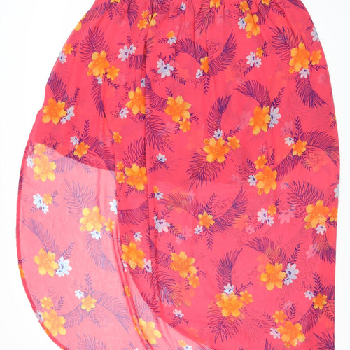 Capsule Women's Pink Floral Plus Size Shorts
