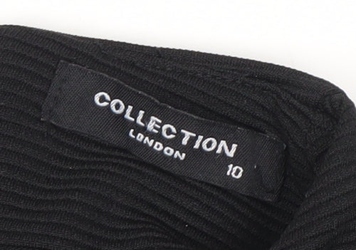 Collection London Black Women's Dress, Size 10, High Neck