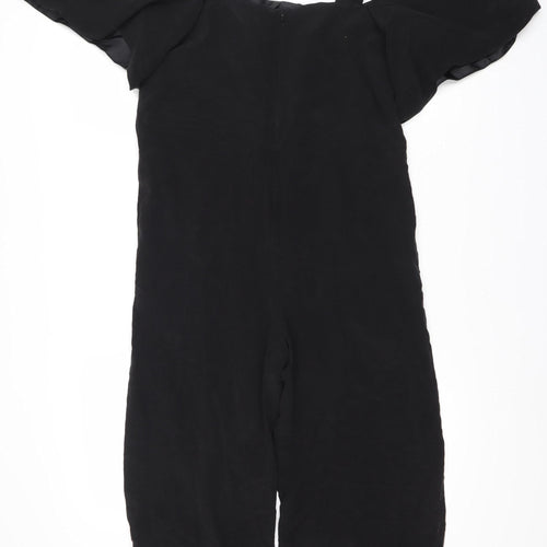 Topshop Women's Black Sleeveless Jumpsuit Size 6