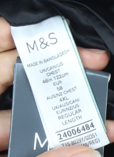 Marks and Spencer Men's Black 48 Blazer