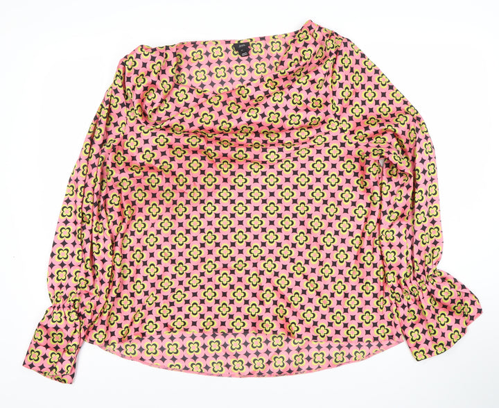 River Island Women's Multicoloured Floral Blouse