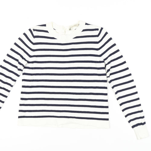 Oasis Women's Striped Pullover Jumper, Multicoloured, S