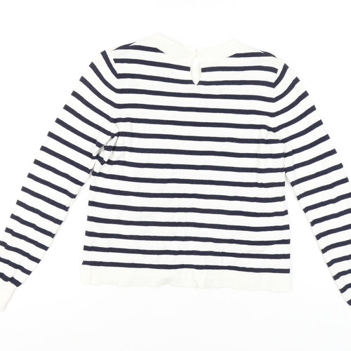 Oasis Women's Striped Pullover Jumper, Multicoloured, S