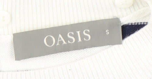 Oasis Women's Striped Pullover Jumper, Multicoloured, S