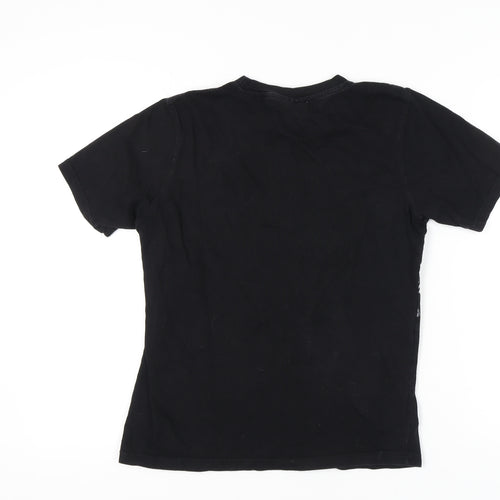McKenzie Boys XL Black Graphic Cotton T-Shirt Short Sleeve