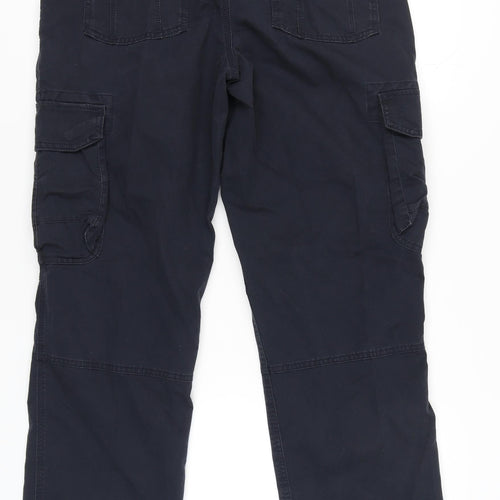 Marks and Spencer Men's Blue Cargo Trousers Size 36