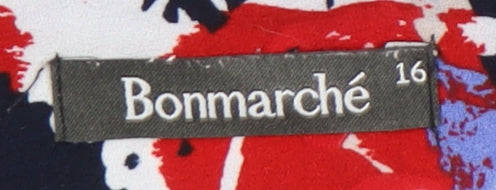 Bonmarché Women's Multicoloured Floral Blouse Size 16