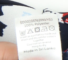 Bonmarché Women's Multicoloured Floral Blouse Size 16