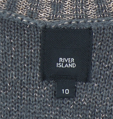 River Island Women's Beige Pullover Jumper Size 10