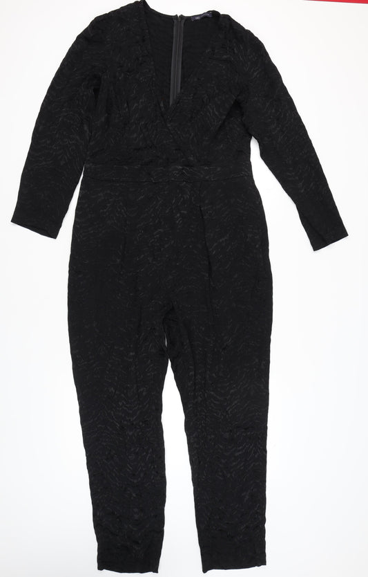 Marks and Spencer Black Women's Jumpsuit - Size 16