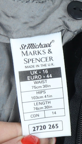 Marks and Spencer Women's Black Pencil Skirt Size 16