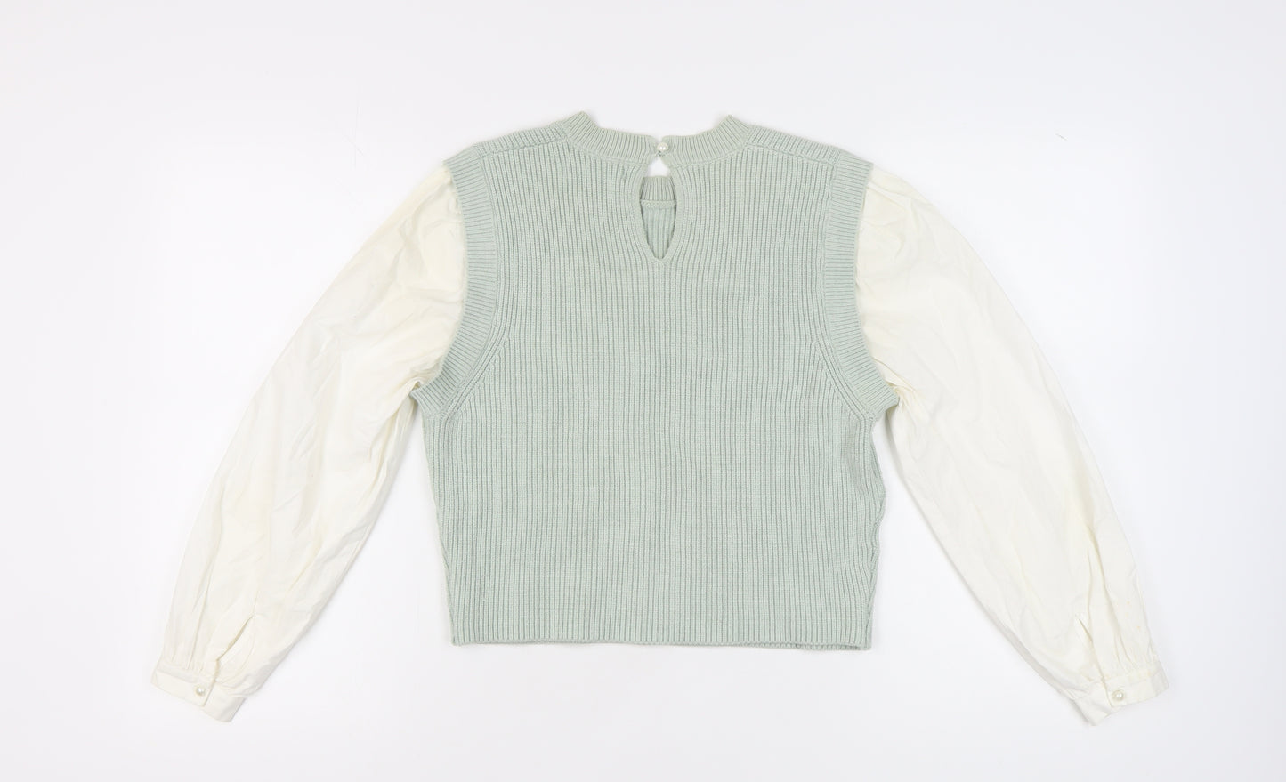 MNG Women's Green Pullover Jumper, Size S