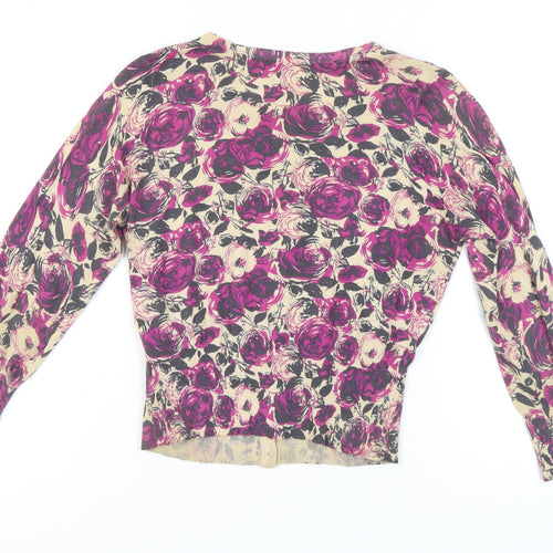 Kaliko Women's Multicoloured Floral Cardigan Size 8