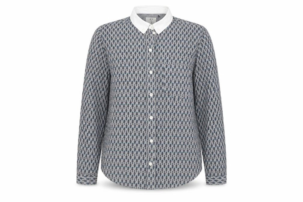 Front view of Pins & Needles Women's Multicoloured Button-Up Shirt M