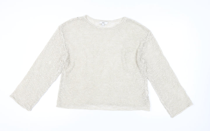 Marks and Spencer Women's Beige L Pullover Jumper