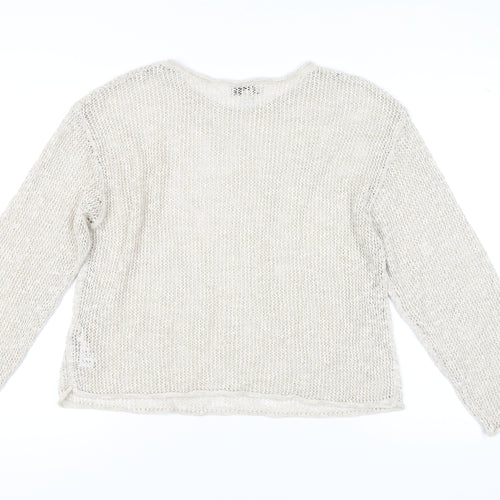 Marks and Spencer Women's Beige L Pullover Jumper