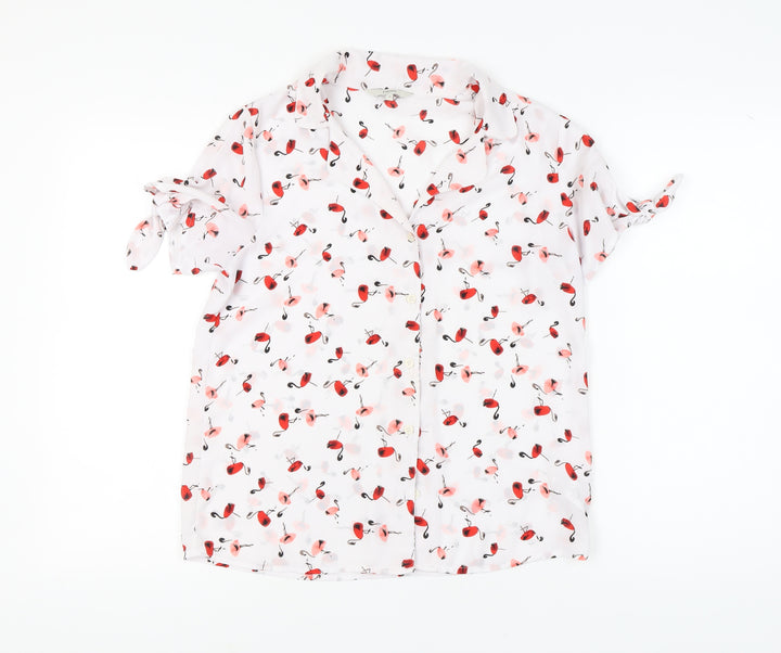 Next Women's Multicoloured Floral Blouse Size 10